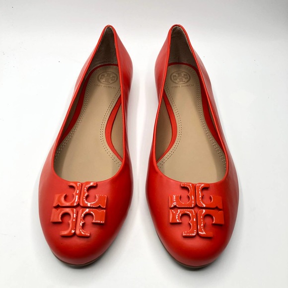 Tory Burch Lowell 2 Leather Ballet Flat Mestico Samba 9 NIB - Picture 2 of 8